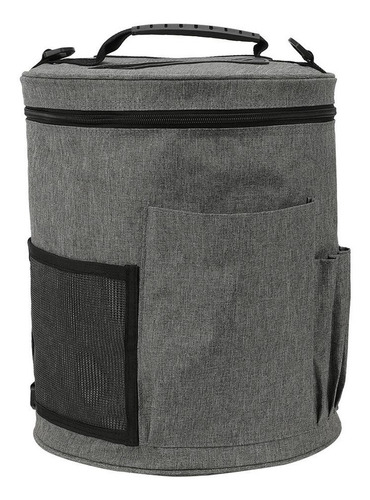 Imagen 4 de 5 de Bolso Porta Tejido Lanas Palillos Y Crochet Grande