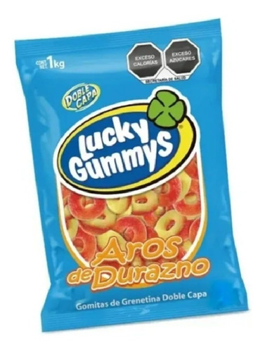 Gomitas Lucky Gummys Durazno De 1 Kg