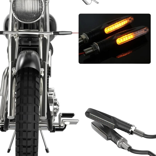 2 Direccionales Moto Led Universal