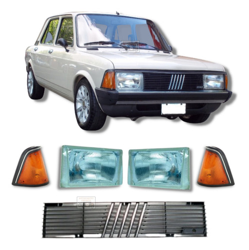 Opticas, Faros De Giro Y Parrilla Fiat 128 Super Europa 1989