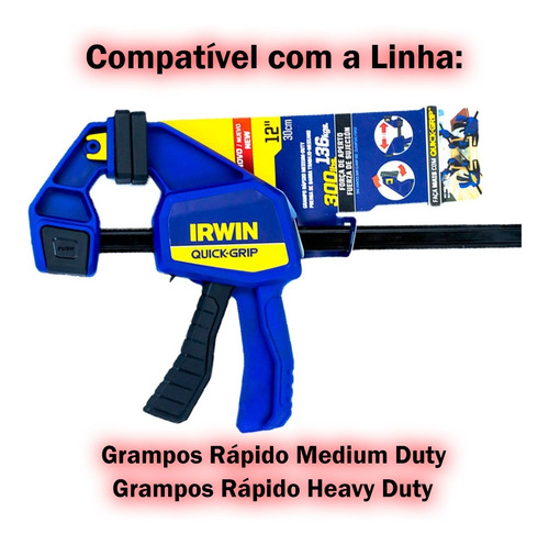 Imagem 5 de 8 de Grampo Sargento Para Marceneiro Acessorio Angular Irwin Grip