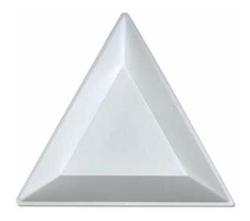 12 Bandeja Clasificacion Cuenta Triangular Plastico