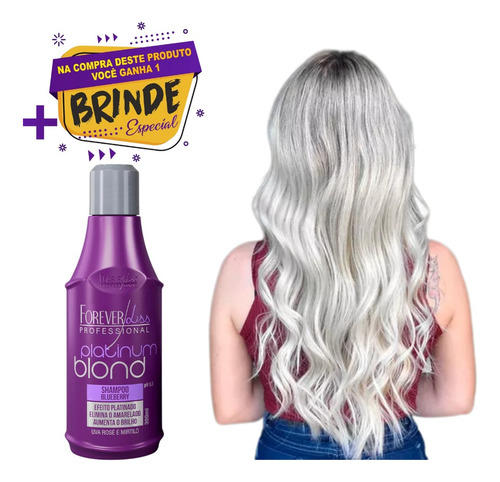 Shampoo Matizador Platinum Blond Forever Liss 300ml
