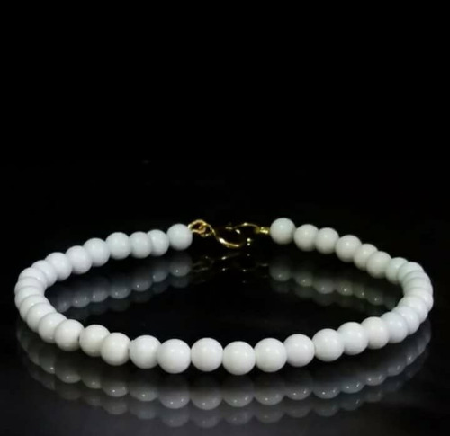 Imagem 1 de 6 de Pedras - Pulseira Unissex Ágatas, Fecho Ouro, Cód335p36