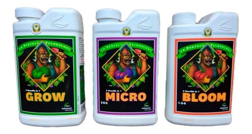 Imagen 1 de 3 de Advanced Nutrients Bases Grow Micro Bloom 500 Ml Grow