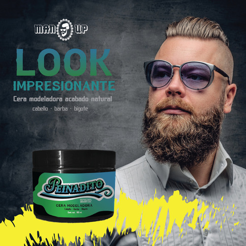 Manup pomada modeladora para cabello Peinadito 150g pack 12 unidades
