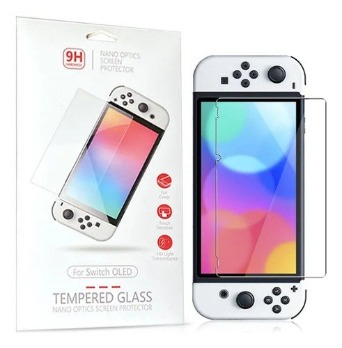  Mica Cristal Templado 9h Nintendo Switch Oled 2pzs