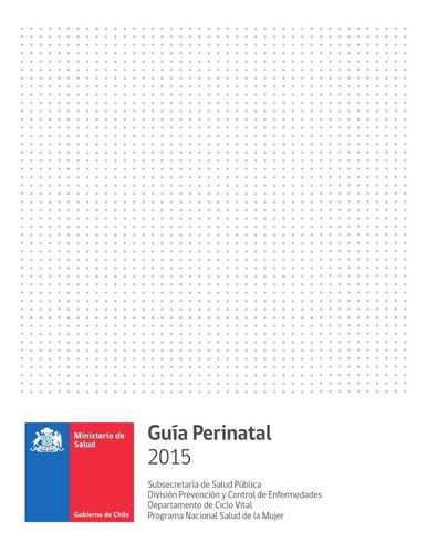 Guía Perinatal 2015 Leer Descripción