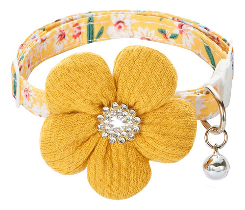 Collar Para Gato, Collar Para Gatito Separable Hyqhyx Con Fl