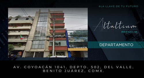 Departamento En Venta Av. Coyoacán 1041 Colonia Del Valle Centro Sg17-di