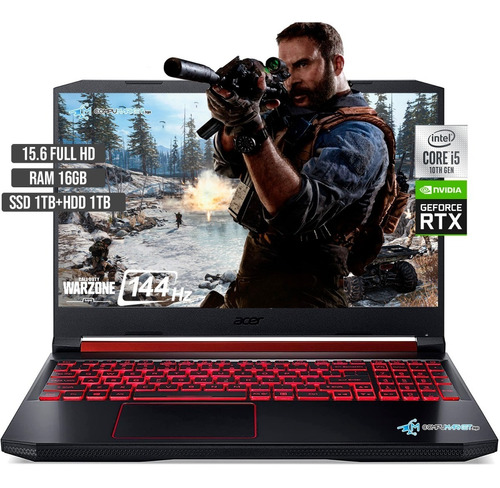 Acer Nitro Intel Ci5 Hdd 1tb Ram 16gb Nvidia Rtx 3050 4gb