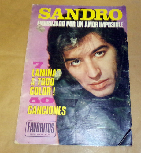 Revista Sandro Embrujado Por Un Amor Nº7 Posters Kktus