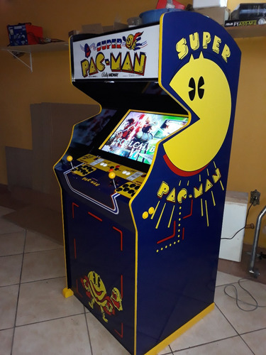 Fliperama Multijogo..tema Super Pacman.fabricação Própria