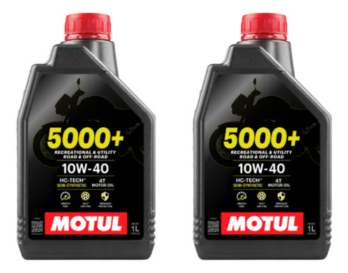 Motul 5000+ 10w-40 1l Kit Com 2 Unidades