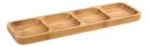 Comprar Tabla De Copetin Rectangular Picada 4 Cavidades Madera Bambu
