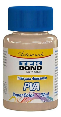 Tinta Pva Para Arte E Artesanato Tekbond Super Color 37ml Cor Areia