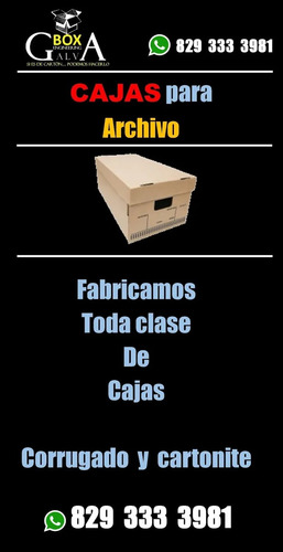 Imagen 1 de 1 de Empaques De Carton, Cajas Para Mudanza, Cajas Para Archivo