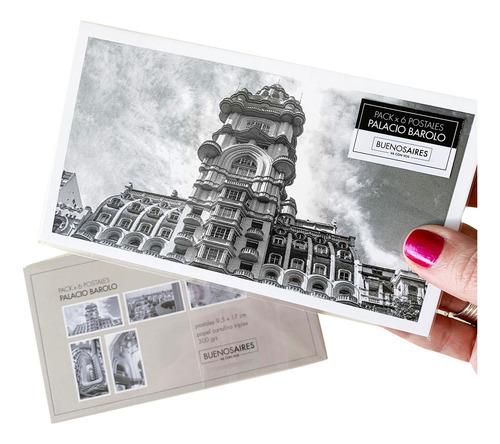 Pack X 6 Postales Fotos Palacio Barolo Buenos Aires