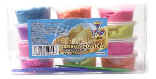 Juguete Educativo Para Niños De 3 A 10 Años Arena Mágica De Dinosaurios StarryTiger - 1000g Con Arenero, Moldes Y Accesorios, Arena Magica Niños 4 Años