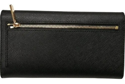 Billetera Michael Kors Original Jet Set Travel Black Trifold