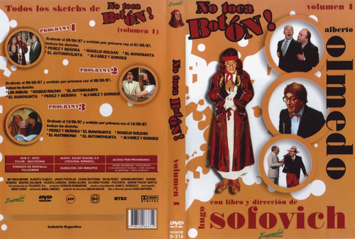 Dvd Original Colección Olmedo No Toca Botón Volúmen 1