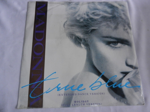 Madonna Lp True Blue Holiday Uk 1986 Maxi