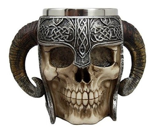 Atlantic Collectibles Viking Ram Horned Pit Lord Warrior