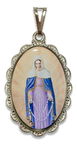 Medalha Sacra Divina De Nossa Senhora Das Lágrimas  Pingente