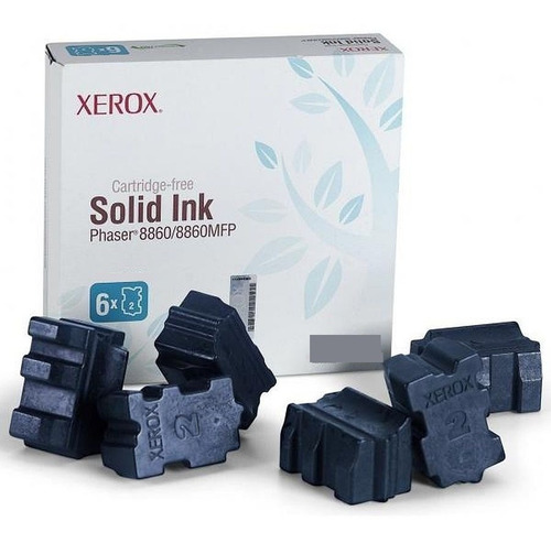 Tinta Solida Xerox 108r00817 Cyan Caja X6 Phaser 8860