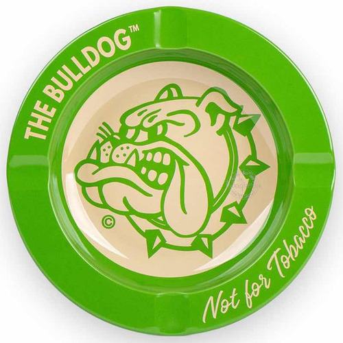 Cenicero Metalico The Bulldog Verde