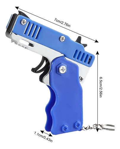 Pistola Elástica Focenat, Pistola Plegable Spara Elastici