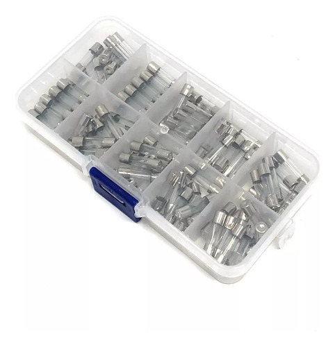 Pack 100 Unid Fusible Vidrio Tipo F 5x20mm