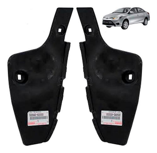 Guardafango Trasero Interior Para Yaris Sedan 2006 2008 Par