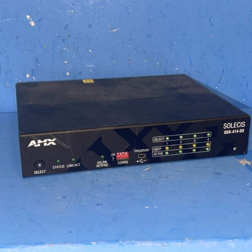 Amx Solecis  Sdx-414-dx 4x1 4k Hdmi Digital Switcher Wit Ttq