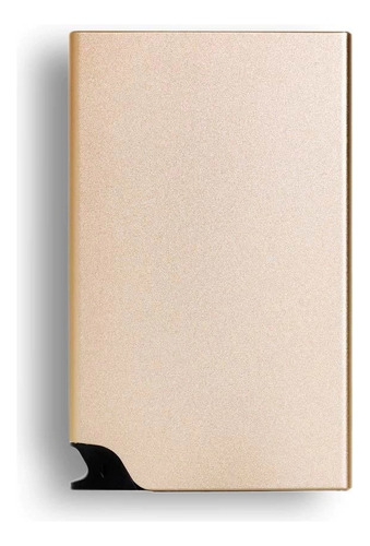 Tarjetero Card Slider Rfid - Walla Wallets - Champagne