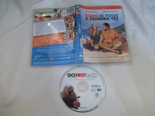 Dvd - Como Se Fosse A Primeira Vez - Adam Sandler