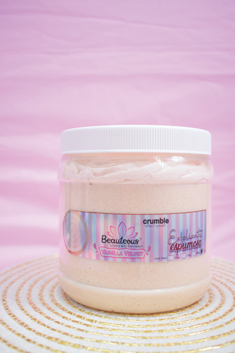 Exfoliante Crumble Vainilla Velvet 1 Kg Gallleta Vainilla
