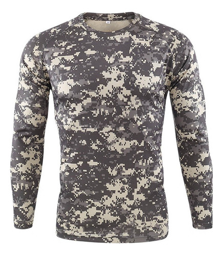 Camisa J De Camuflaje De Secado Rápido Para Exteriores, Mang