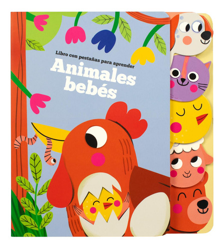 Libro Libro Con Pestañas Para Aprender Animales Bebes