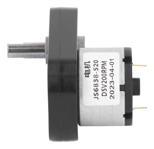 Motor Con Engranajes De 5 V Dc, 5 V, 200 Rpm, Fuerte Conduct