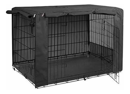 Jaula Para Perro - Hicaptain Double Door Dog Crate Cover(fit