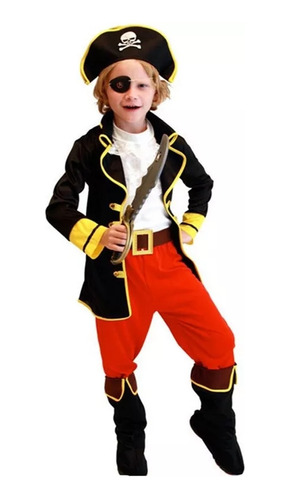 Disfraz De Pirata Para Niños Importado 