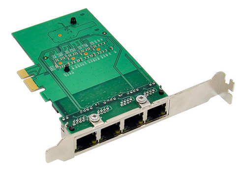 Placa De Rede Pci-e X1 Gigabit Pci-express 4 Portas Ethernet
