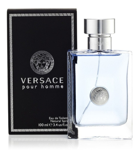 Imagen 1 de 8 de Perfume Pour Homme Hombre De Versace Edt 100ml Original