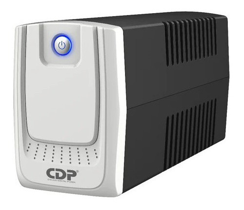 Imagen 2 de 3 de UPS Chicago Digital Power R-Series R-UPR 1008 1000VA entrada de 120V con entrada y salida de 120V CA negro y blanco
