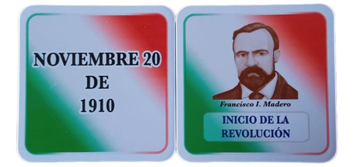 Juego Didáctico Memopáres Histórico, Fechas Histór De México