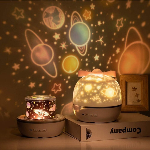 Proyector Luz De Noche Lámpara Led Cielo Estrellado Recargab