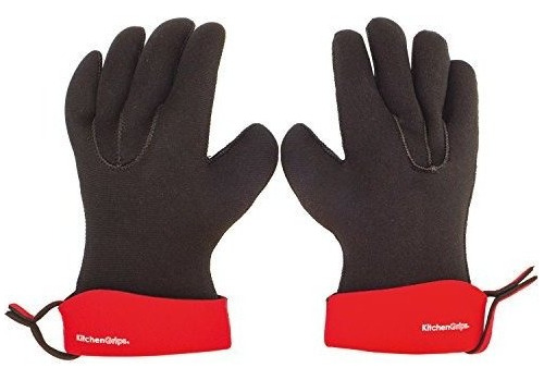 Kitchengrips Juego De Guantes De Chef De 2 Piezas, Pequ...