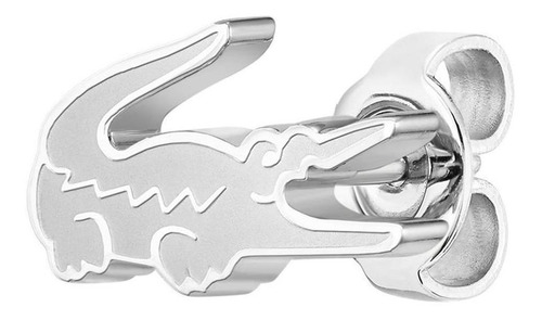 Aretes Lacoste Crocodile Acero Inoxidable 2040050 Para Mujer Color 52053