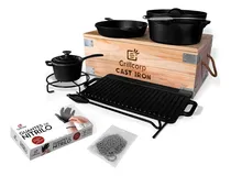 Comprar Set De Camping De Hierro Fundido + Accesorios - Grillcorp